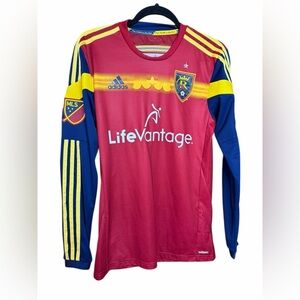 Adidas LifeVantage Real salt lake soccer long sleeve jersey size-small